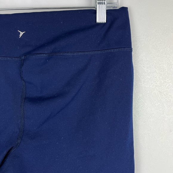 Old Navy Active Womens Bike Shorts Athletic Spandex Dark Blue Mid Rise Large - Picture 6 of 9
